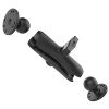 RAM® Universal Double Ball Mount with Two Round Plates