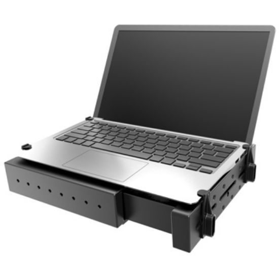 RAM® Tough-Tray™ Double Ball Mount with Double U-Bolt Rail Base