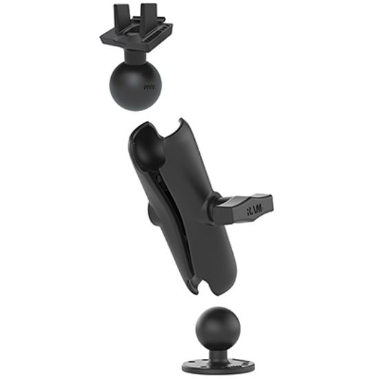 RAM® Double Ball Mount for Lowrance Elite-5 & Elite-7 Ti
