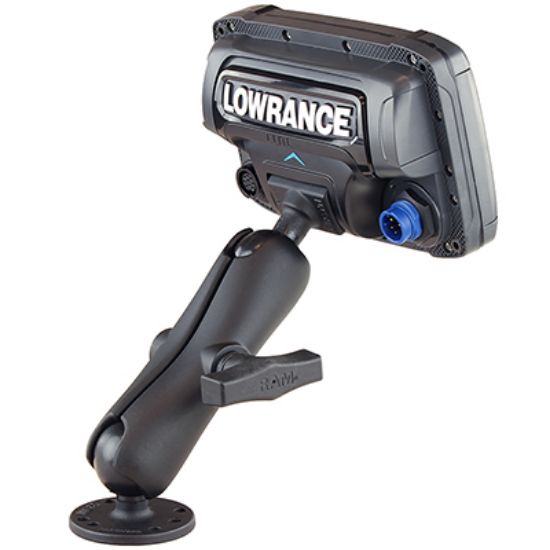 RAM® Double Ball Mount for Lowrance Elite-5 & Elite-7 Ti