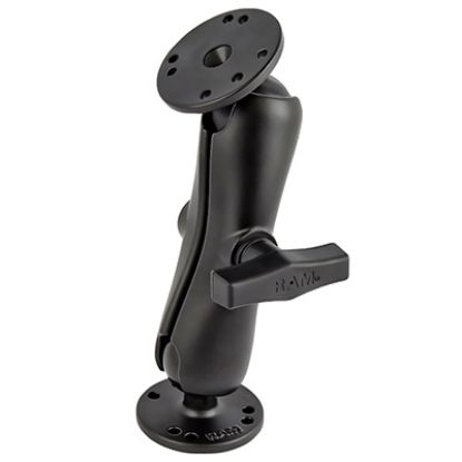 RAM® Double Ball Mount with Two Round Plates
