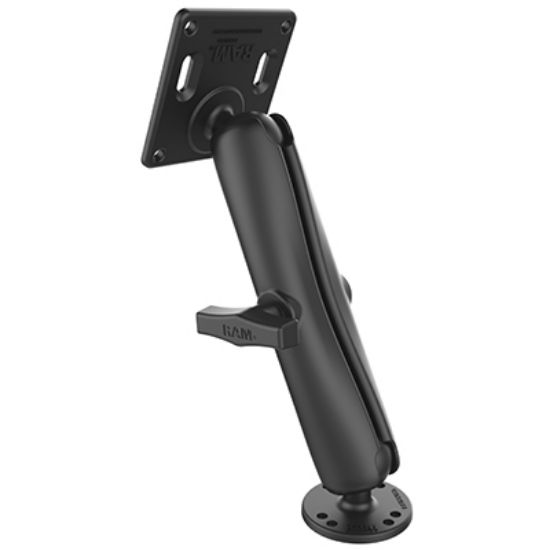 RAM® Double Ball Mount with 75x75mm VESA Plate