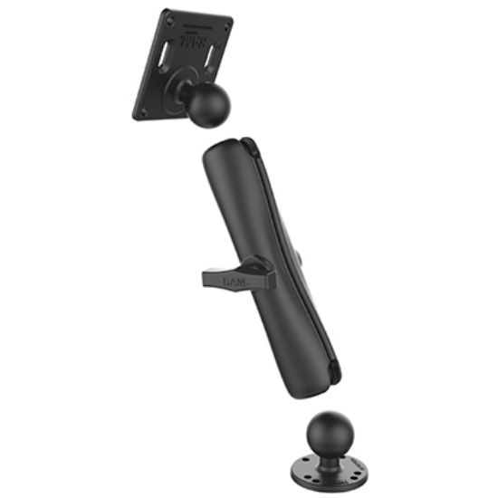 RAM® Double Ball Mount with 75x75mm VESA Plate