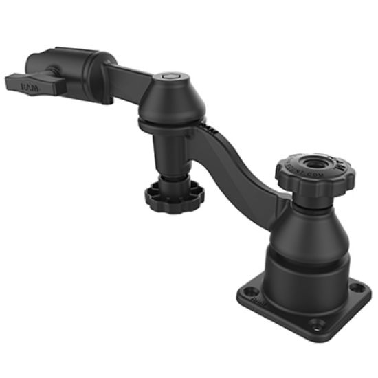 RAM® Horizontal 12" Swing Arm Mount with Socket Arm