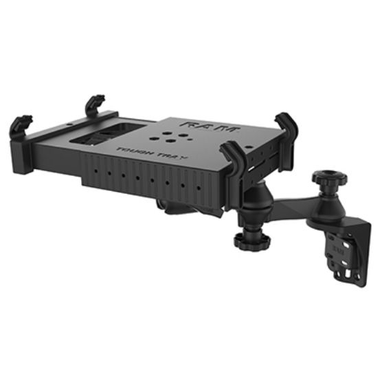 RAM® Tough-Tray™ Laptop Holder with Vertical Swing Arm Mount