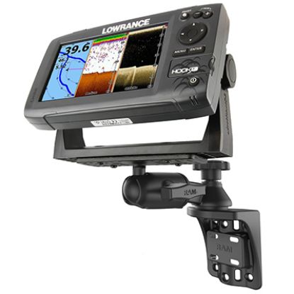 RAM® Vertical 6" Swing Arm Mount with Swivel Ball & Socket Joint