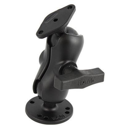 RAM® Double Ball Mount with Diamond Plate Adapter