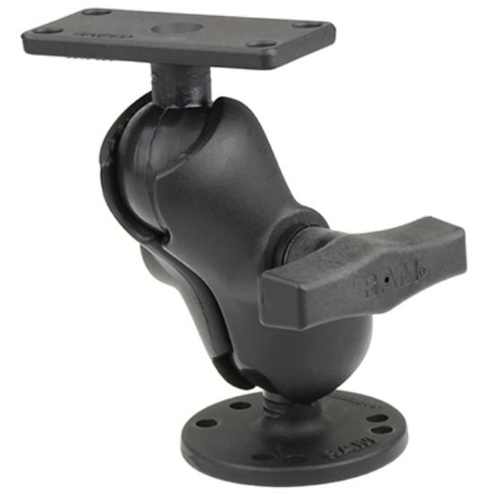 RAM® Drill-Down Double Ball Mount for Humminbird Helix 5