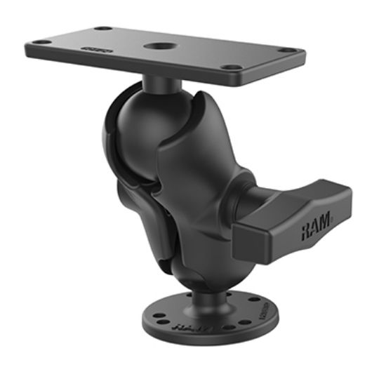 RAM® Drill-Down Double Ball Mount for Humminbird Helix 7