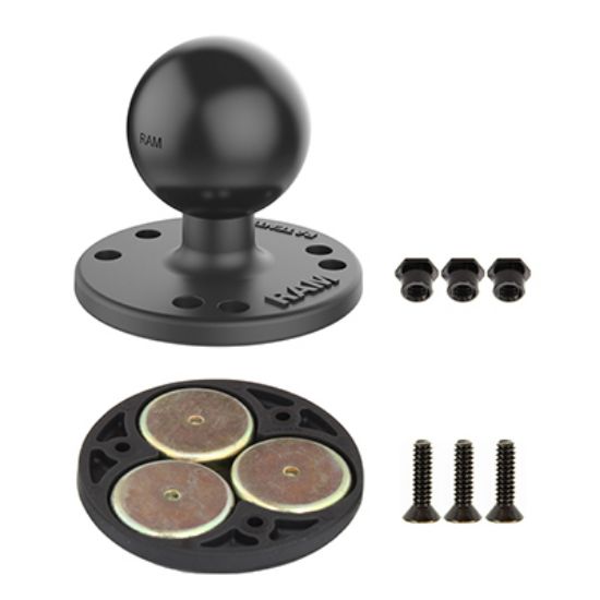 RAM® Triple Magnetic Ball Base