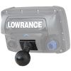 RAM® Quick Release Ball Adapter for Lowrance Elite 5 & 7 Ti + More