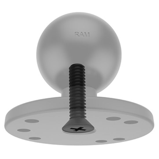 RAM® Round Plate with Ball & Steel Reinforced Bolt