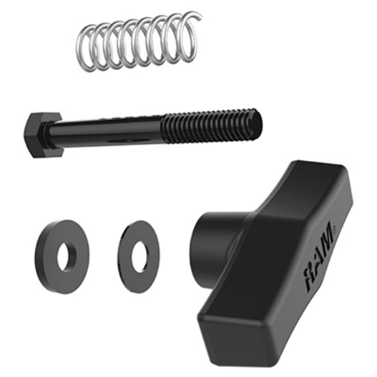RAM® Knob, Bolt & Spring Hardware for C Size Socket Arms