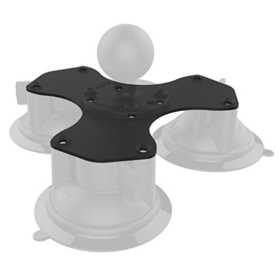 RAM® Triple Suction Cup Plate Adapter