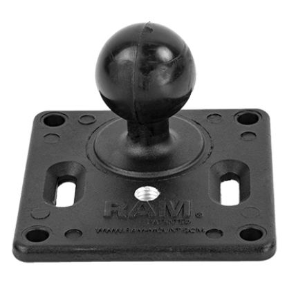 RAM® 75x75mm VESA Plate with Ball and 3/8"-16 Threaded Hole