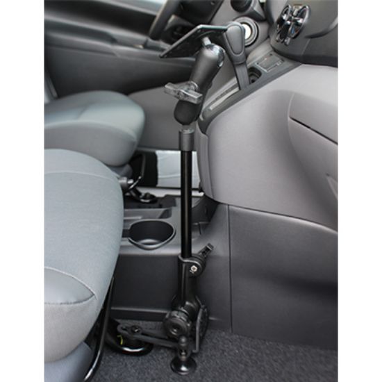 RAM® Pod HD™ Vehicle Mount with 12" Aluminum Rod and 75x75mm VESA Plate