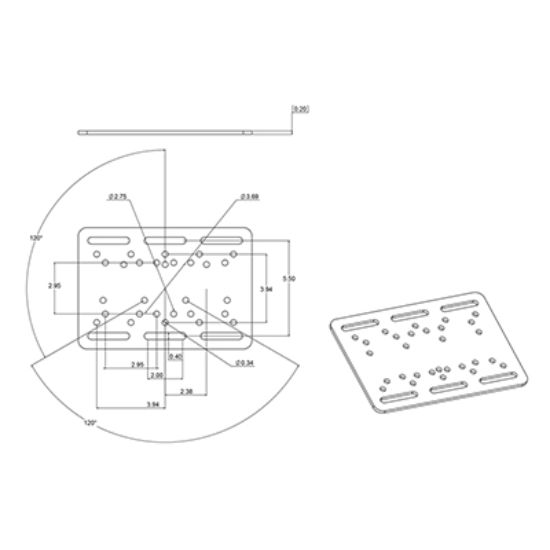 RAM® Lift Truck Overhead Guard Base