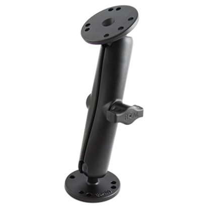 RAM® Universal Double Ball Mount with Two Round Plates