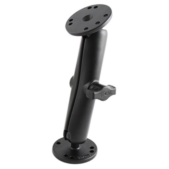 RAM® Universal Double Ball Mount with Two Round Plates
