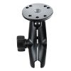 RAM® Double Socket Arm with Round Plate