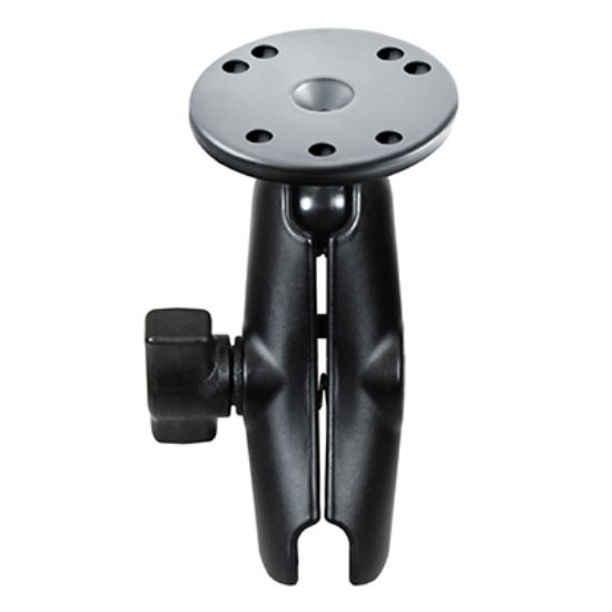 RAM® Double Socket Arm with Round Plate