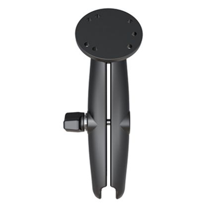 RAM® Double Socket Arm with Round Plate