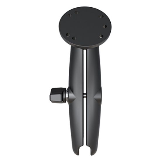 RAM® Double Socket Arm with Round Plate