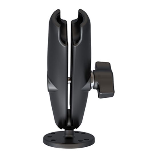 RAM® Double Socket Arm with Round Plate