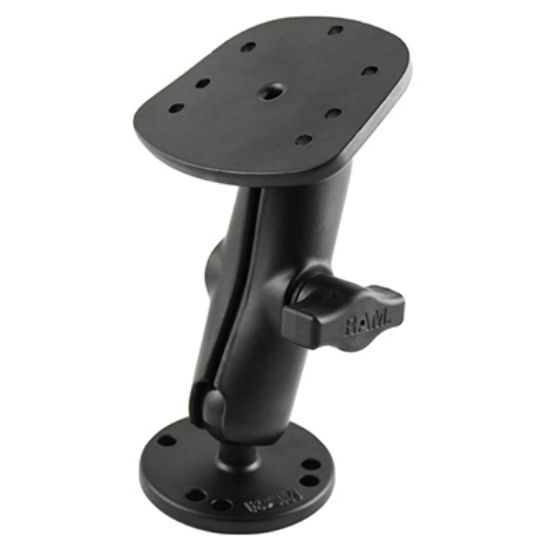 RAM® Drill-Down Double Ball Mount for Humminbird Piranha + More