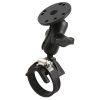 RAM® Double Ball Large Strap Hose Clamp Mount with AMPS Plate