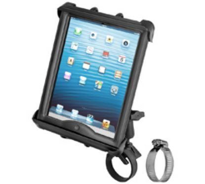 RAM® Tab-Tite™ Mount with Strap Hose Clamp for iPad with Case + More