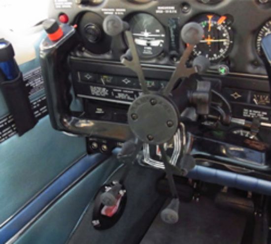 RAM® X-Grip® Mount with Yoke Clamp Base for 7"-8" Tablets