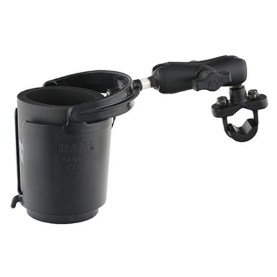 RAM® Level Cup™ 16oz Drink Holder with Handlebar U-Bolt Base