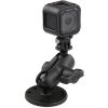 RAM® Drill-Down Double Ball Mount with Universal Action Camera Adapter