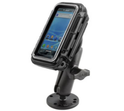 RAM® Aqua Box® Small Device Mount with Drill-Down Base