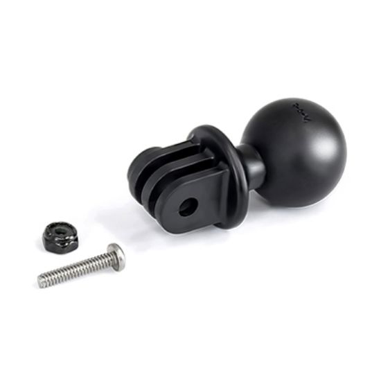 RAM® Drill-Down Mount with Double Socket Arm with Action Camera Adapter