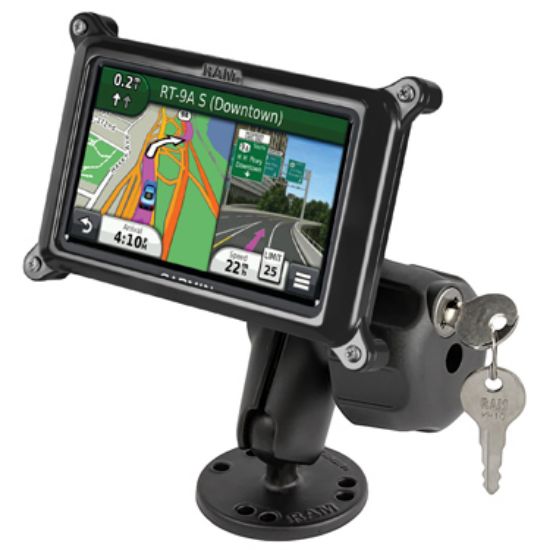 RAM® Locking Drill-Down Mount for Garmin nuvi 200 Wide Series + More