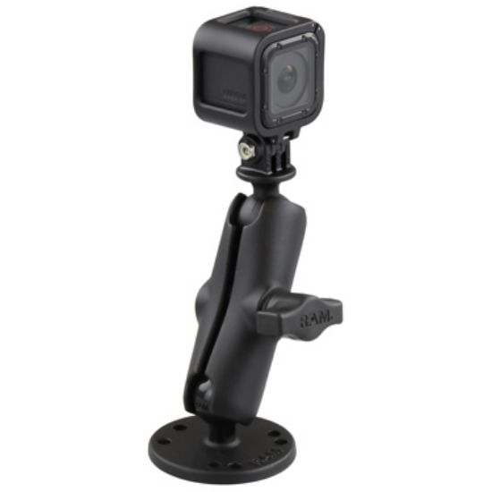 RAM® Drill-Down Mount with Universal Action Camera Adapter