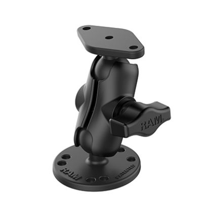 RAM® Double Ball Drill-Down Mount with Diamond Plate