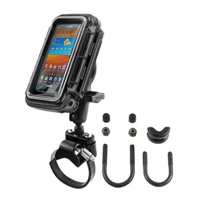 RAM® Aqua Box® ATV/UTV Rail Mount for Medium Devices