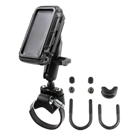 RAM® Aqua Box® ATV/UTV Rail Mount for Small Devices