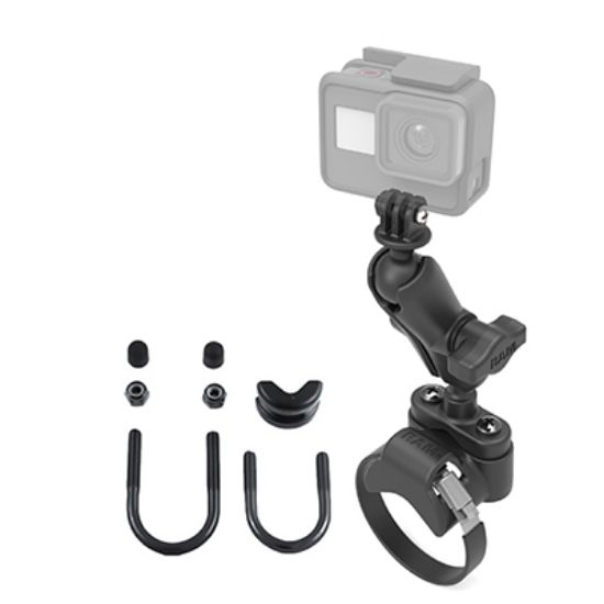 RAM® ATV/UTV Handlebar U-Bolt Mount with Action Camera Adapter