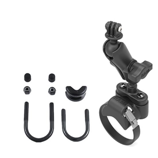 RAM® ATV/UTV Handlebar U-Bolt Mount with Action Camera Adapter
