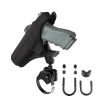 RAM® ATV/UTV Double Ball Rail Mount with Gun Holster Clip