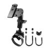 RAM® ATV/UTV Double Ball Rail Mount with Gun Holster Clip