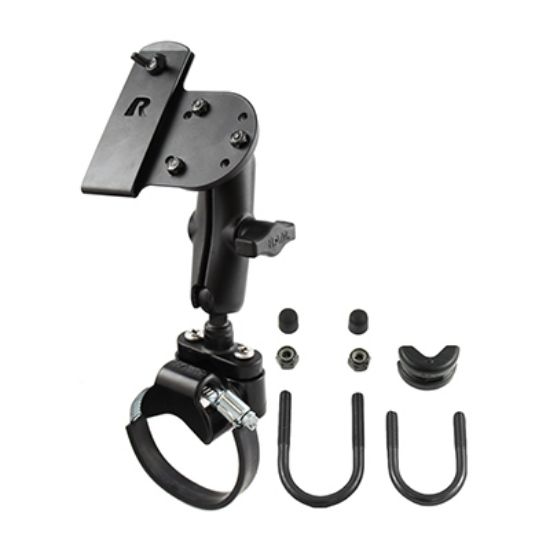 RAM® ATV/UTV Double Ball Rail Mount with Gun Holster Clip