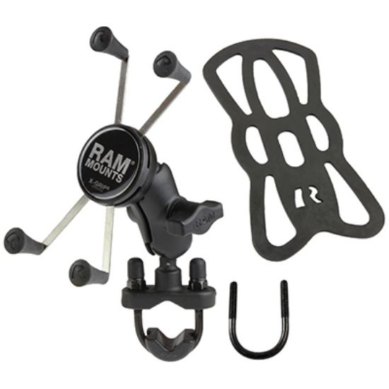 RAM® X-Grip® Large Phone Mount with Handlebar U-Bolt Base