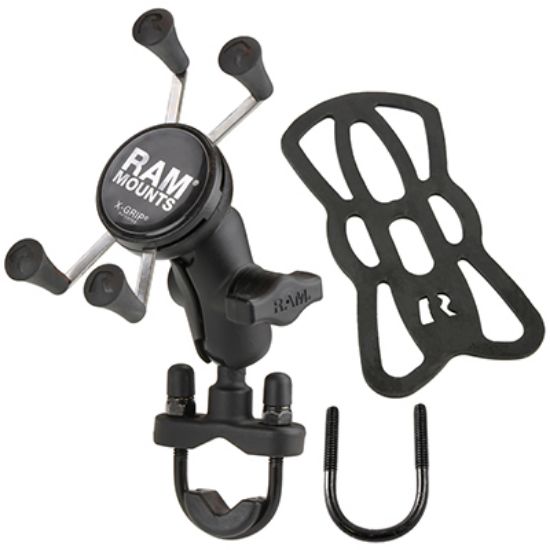 RAM® X-Grip® Phone Mount with Handlebar U-Bolt Base