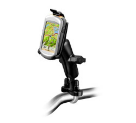 RAM® Handlebar U-Bolt Double Ball Mount for Garmin Oregon Series + More