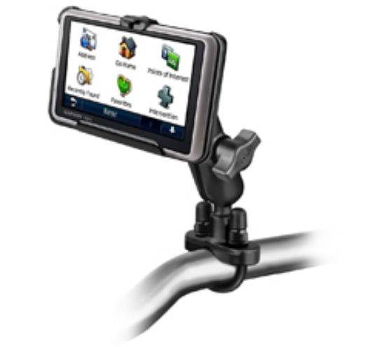 RAM® Handlebar U-Bolt Mount for Garmin nuvi 1300 & 2400 Series + More